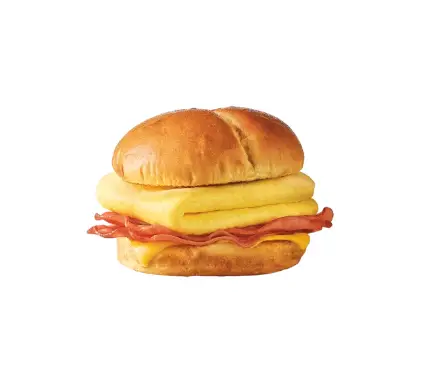 ham egg and cheese brioche sandwich