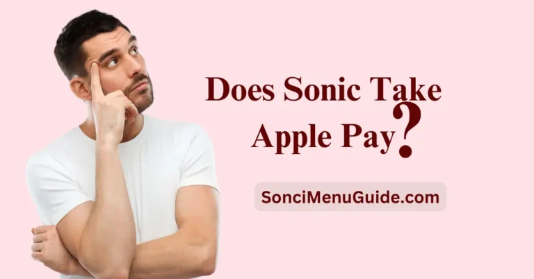 Does sonic take apple pay