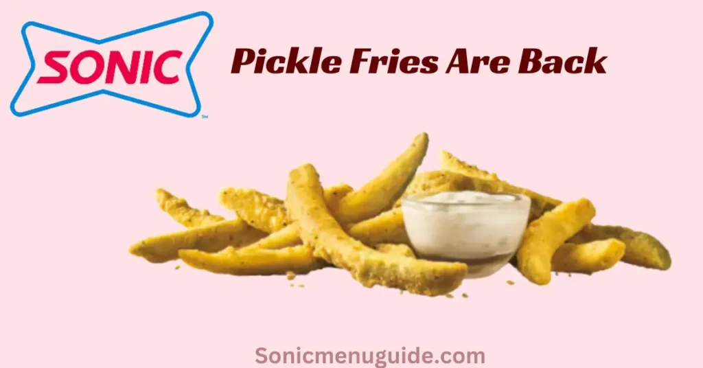 Sonic pickle fries