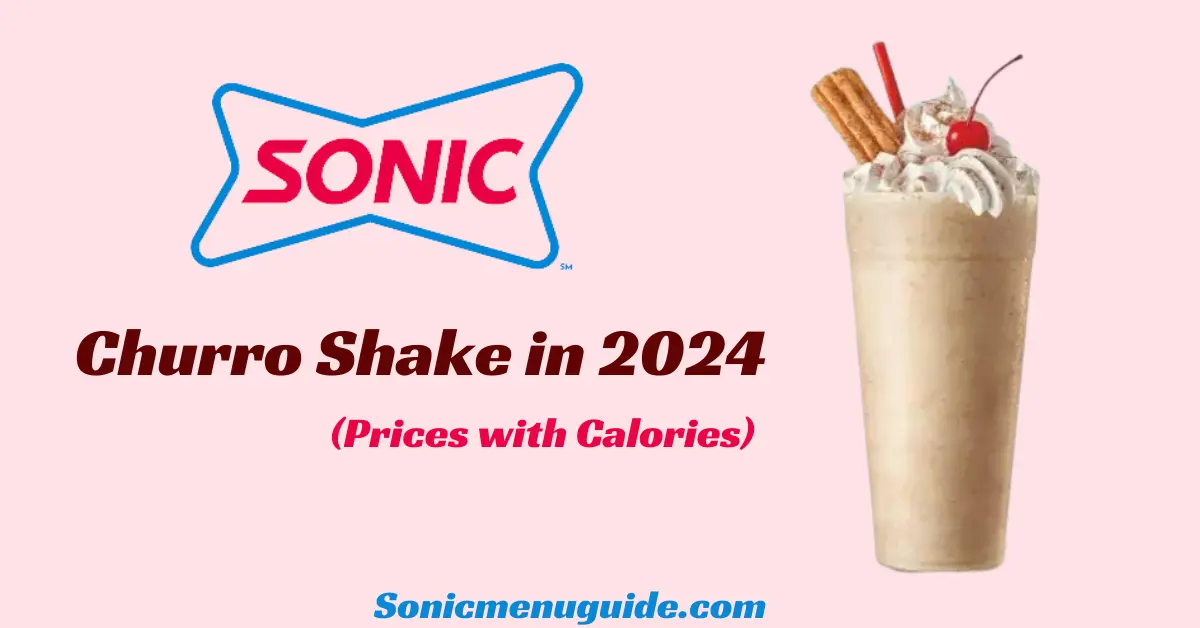 Sonic Churro shake