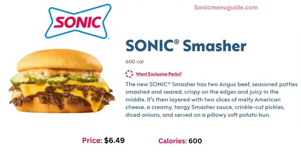 Sonic Smasher Burger