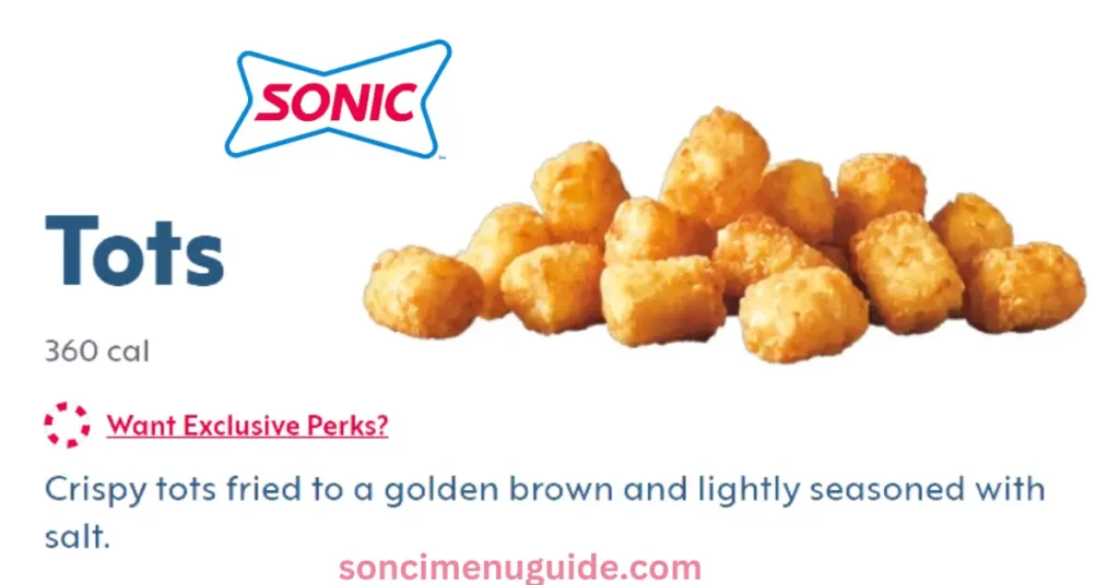 Sonic tots ingredients