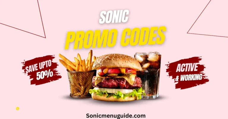 Today Sonic Promo Codes (Save Up to 50% in October 2024)